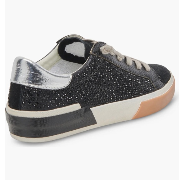 Dolce Vita Black and Silver Sneakers - Picture 4 of 16